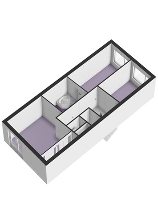 Floorplan - Jan Pettersonstraat 13, 3077 MN Rotterdam